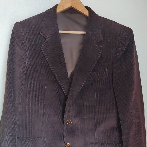 1980's Vintage Cartier Corduroy Blazer - Picture 1 of 10